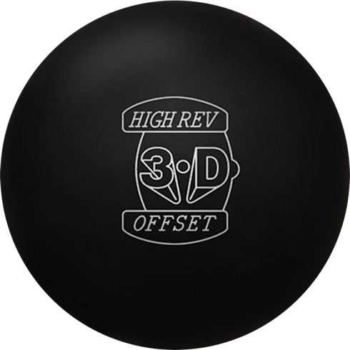 3-D Offset Black Solid