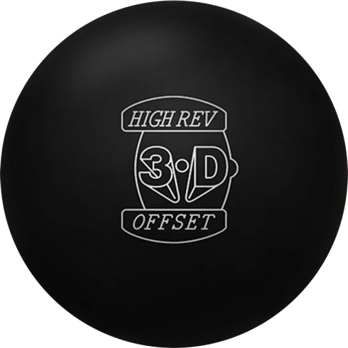 3-D Offset Black Solid