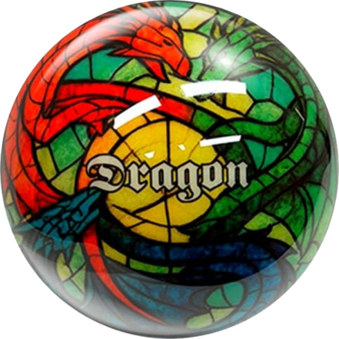 SWAG Dragon Stained Glass Poly