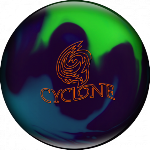 Ebonite Cyclone Purple/Teal/Lime