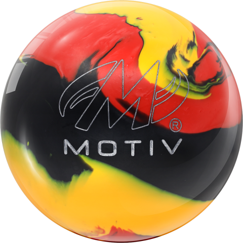 Motiv Ascend Red/Black/Tangerine M Logo