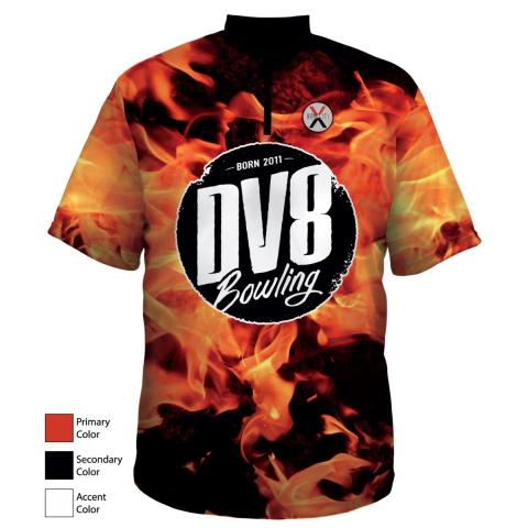 Engulfed Flames DV8 Logo Jersey