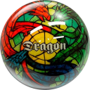SWAG Dragon Stained Glass Poly