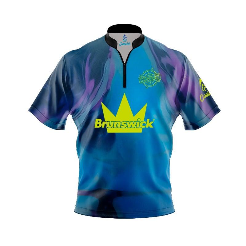 Brunswick Combat Solid Fast Track CoolWick Bowling Jersey