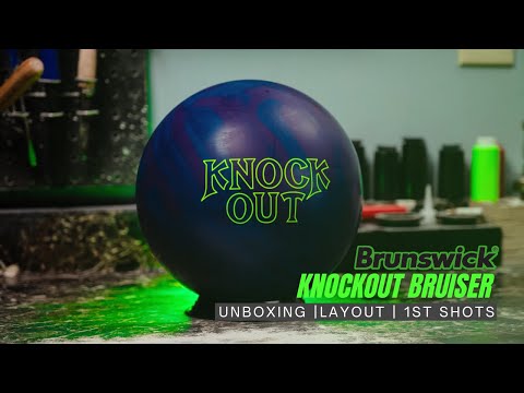 Brunswick Knock Out Bruiser Bowling Ball + FREE SHIPPING